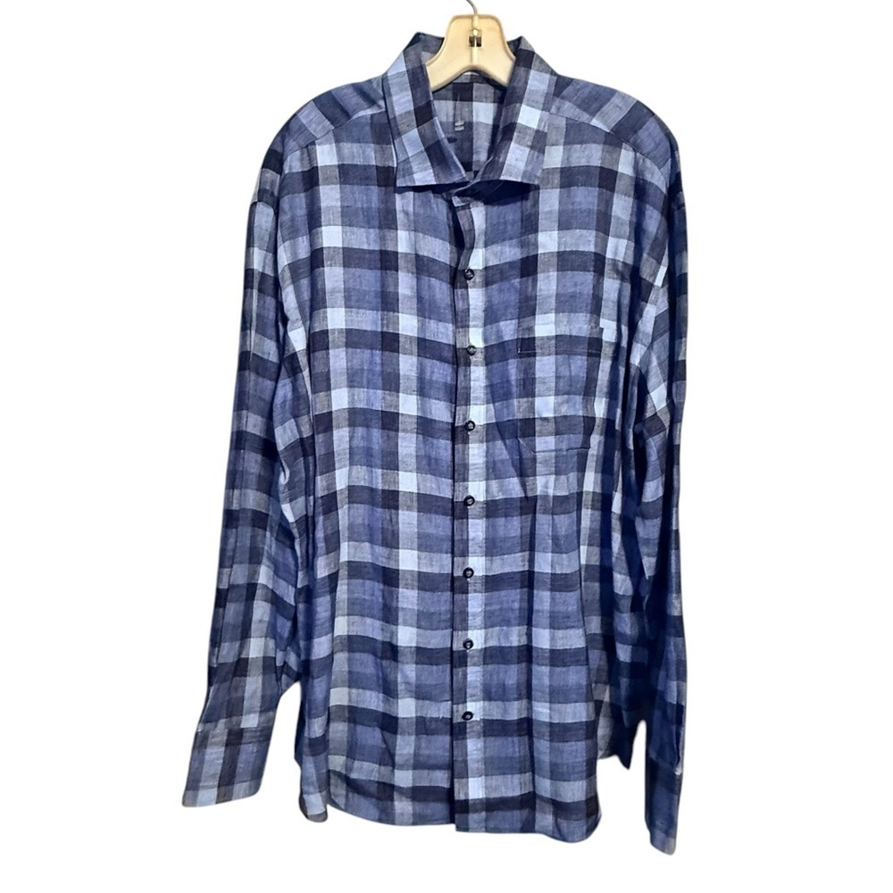 J.‎ Hilburn Blue Dress Shirt